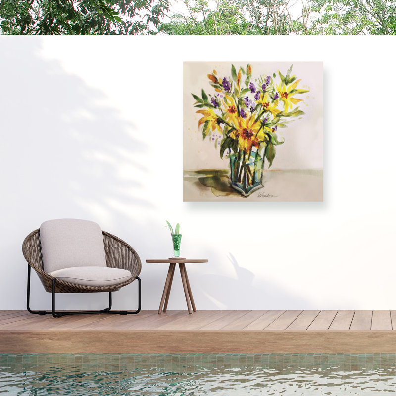 Tulipes bolognaises boliviennes IV, H 24 po x l 24 po