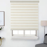 Cordless Light Filtering Dual Layer Roller Shade