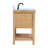 Pelaghia 30'' Single Bathroom Vanity with Marble Top-57367883