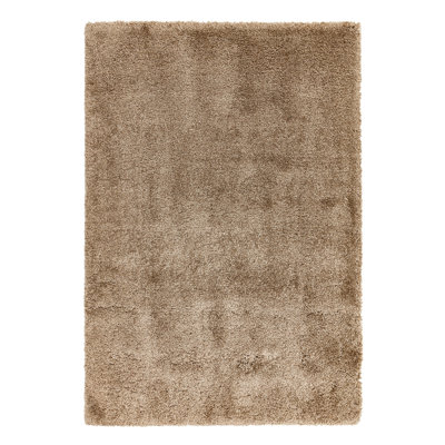 Justine Solid Colour Shag Area Rug