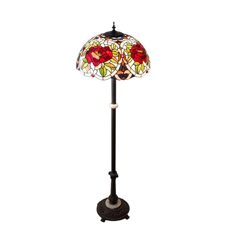 Lampe sur pied 62 "High Renaissance Rose