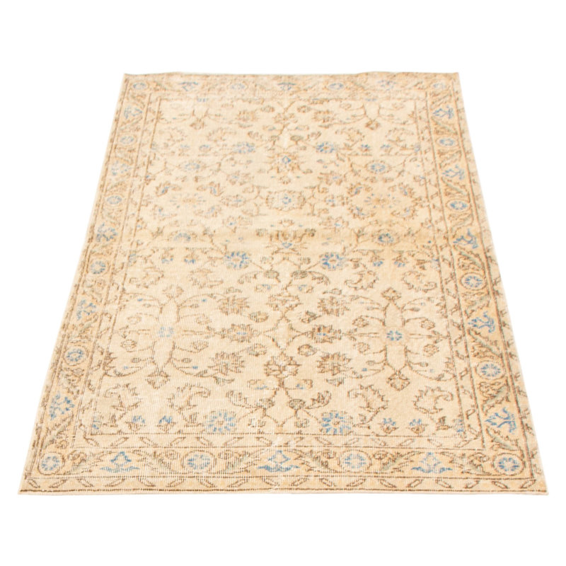 Tapis beige rétro Treana 3 pi 9 po x 6 pi 10 po