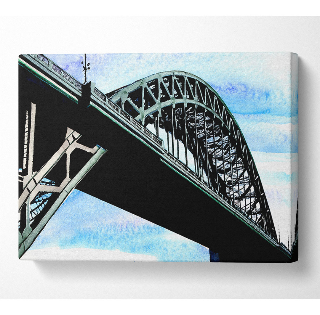 Sydney Harbour Bridge Nahaufnahme - Leinwanddrucke im Wrapped Format