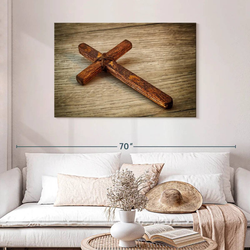 Adella Old Rugged Cross, 30" H x 45" W