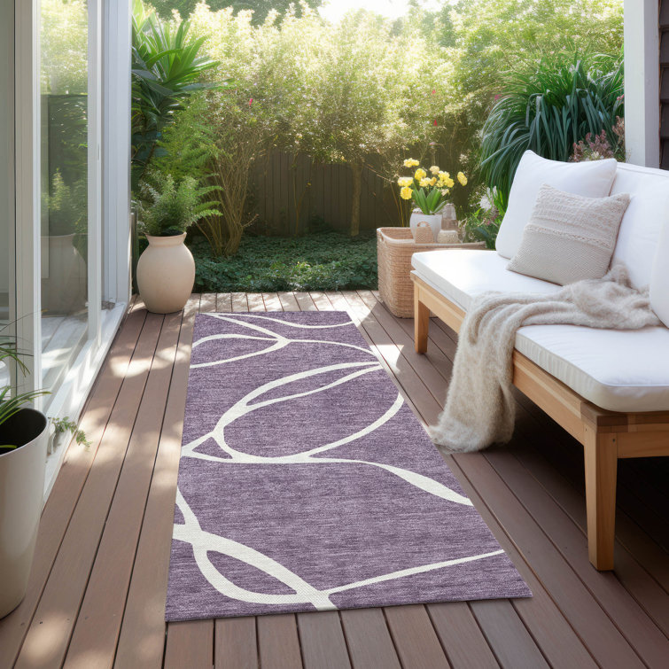 Machine Washable Indoor/Outdoor Chayden ACN999 Rug