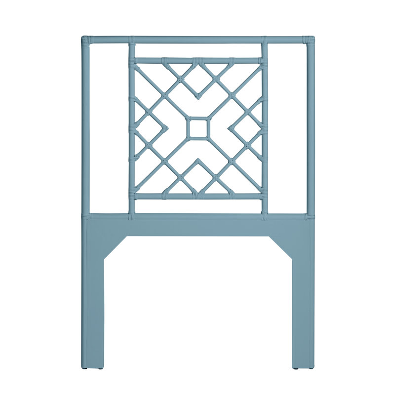 Camden Open-Frame Headboard, Twin, Pool Blue