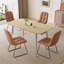 5-Piece Dining Table and Chairs ,Dining Room Set with 4 Modern Chairs-289733693-289733689