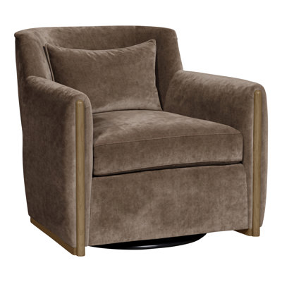 Thom Filicia Home Upholstered Swivel Armchair
