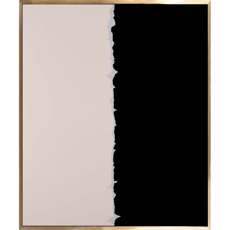 Torn Painting, Gold Framed
