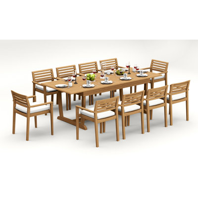 Ensemble repas d'extérieur rectangulaire L 71 po Bechtel