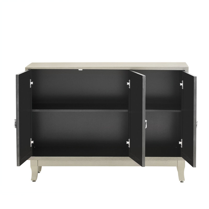 Mardella 47.18'' Sideboard,Buffet,Dining cabinet,Credenza with adjustable shelves, Champagne