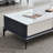 Italian Simple Coffee Table TV Storage Cabinet Set