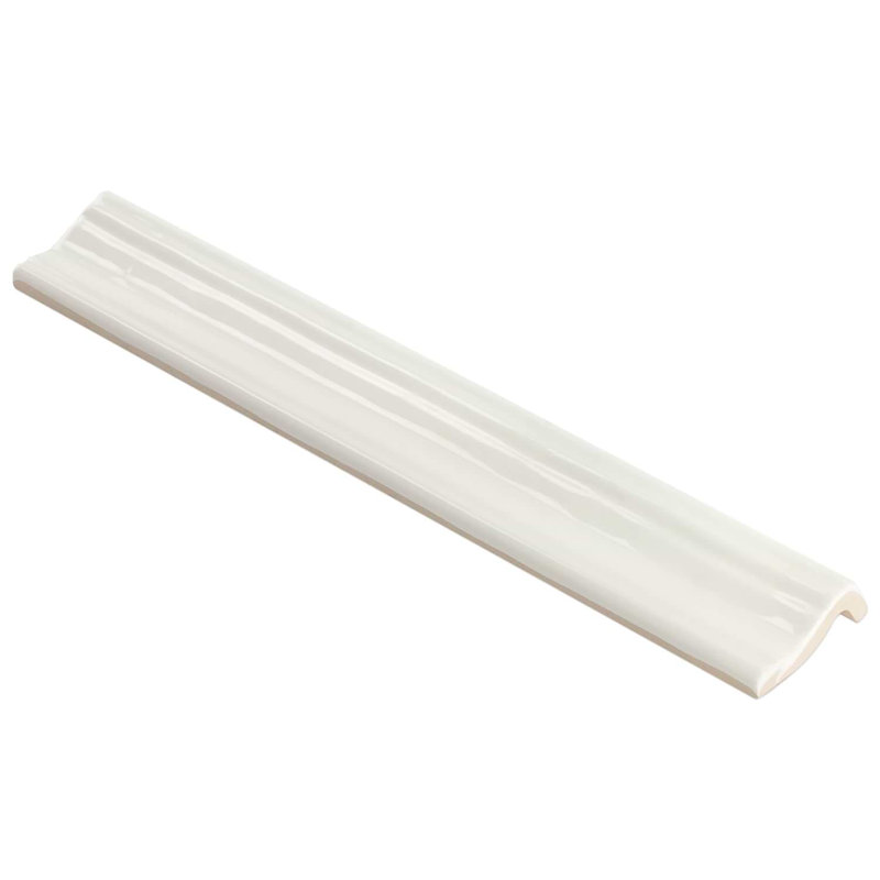 Manchester 2x12 Ceramic Chair Rail Liner, Vanilla