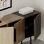 Adley 150cm Console Table - Chic and Contemporary with Stainless Steel Legs-1430549719