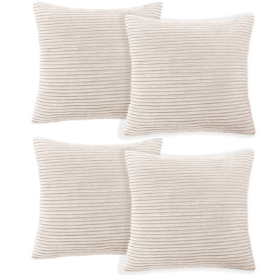 Striped Square Euro Cushion Cover
