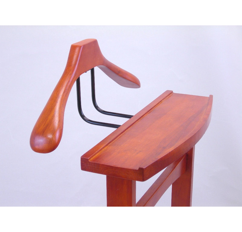 Freestanding Valet Stand, Cherry
