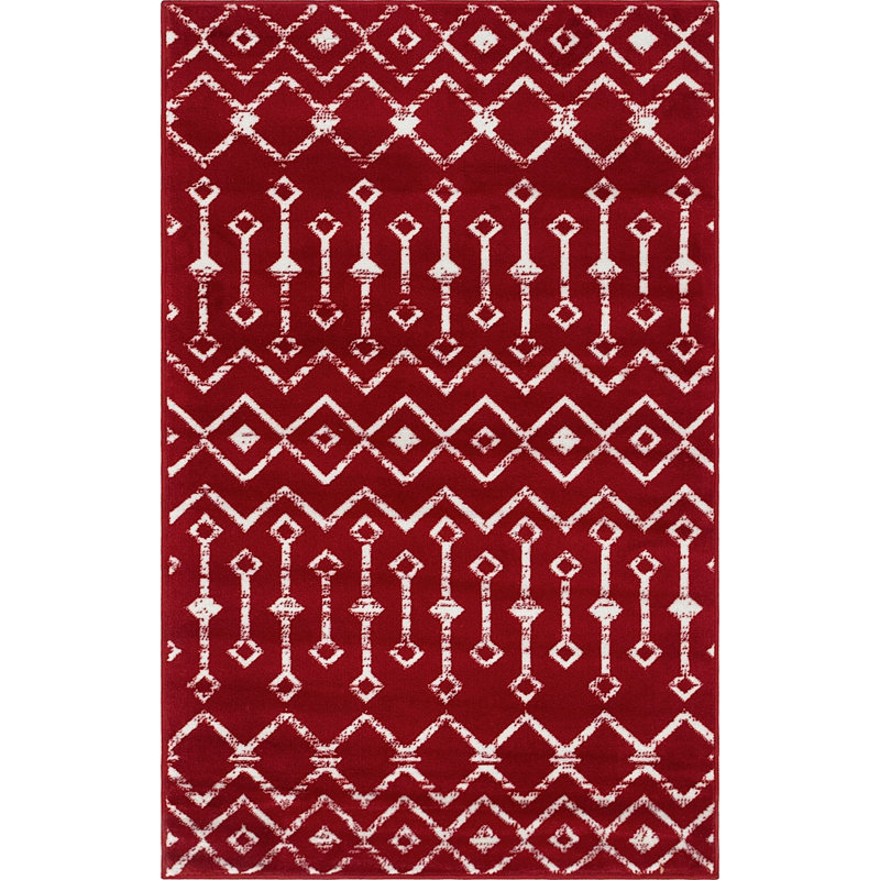 Aemtenan Abstract Indoor Rug, Rectangle 3'3" x 5'3"