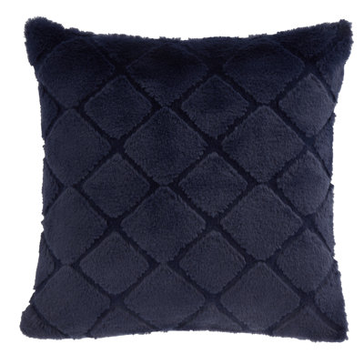 Cosy Diamond Faux Fur 43x43cm Cushion