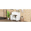 Meuble-lavabo de 30 pouces avec lavabo en céramique et beaucoup de rangement - le choix parfait pour les petites salles de bain
