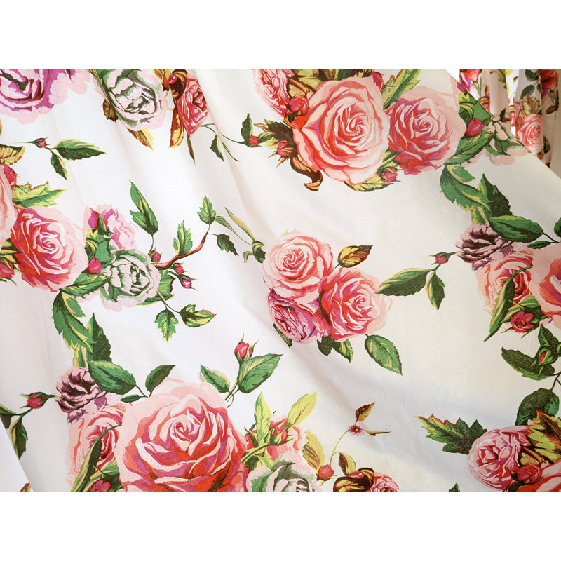 Candyce Semi Sheer Curtain Pair, 54" W x 108" L