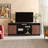 Rutail 78'' Media Console with Open Storage Shelves and Cabinets