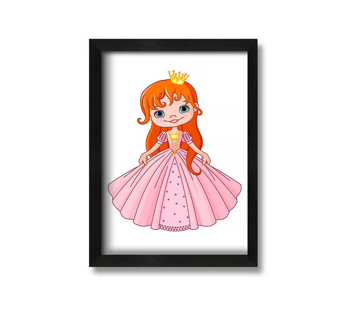 Gerahmtes Leinwandbild Princess Dress