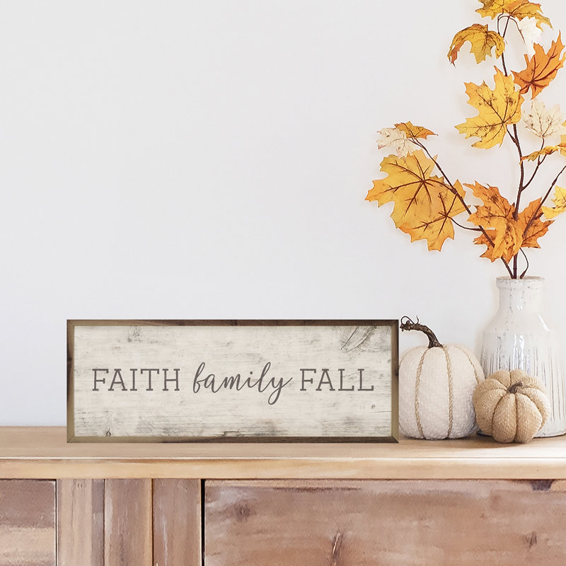 Faith Family - Automne blanchi, H 4 po x l 12 po