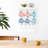 Sondria 3 Bottle Wall Mounted Wine Bottle & Glass Rack-1223204067