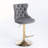Kennasyn Swivel Upholstered Adjustable Height Counter Stool-481769140