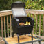 Barbecue au charbon de bois de table et de foyer Charbroil C-line, noir