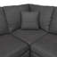 Bablu 5 Seater Faux Leather Corner Sofa -9977726
