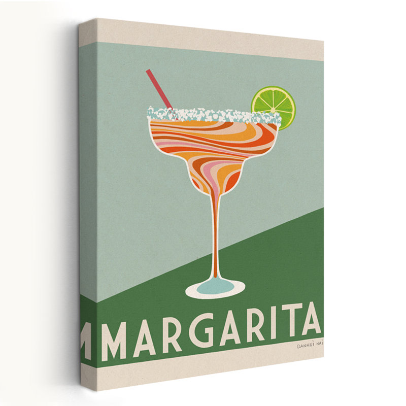 Affiche de cocktail Mid-Century moderne II, H 36 po x l 24 po
