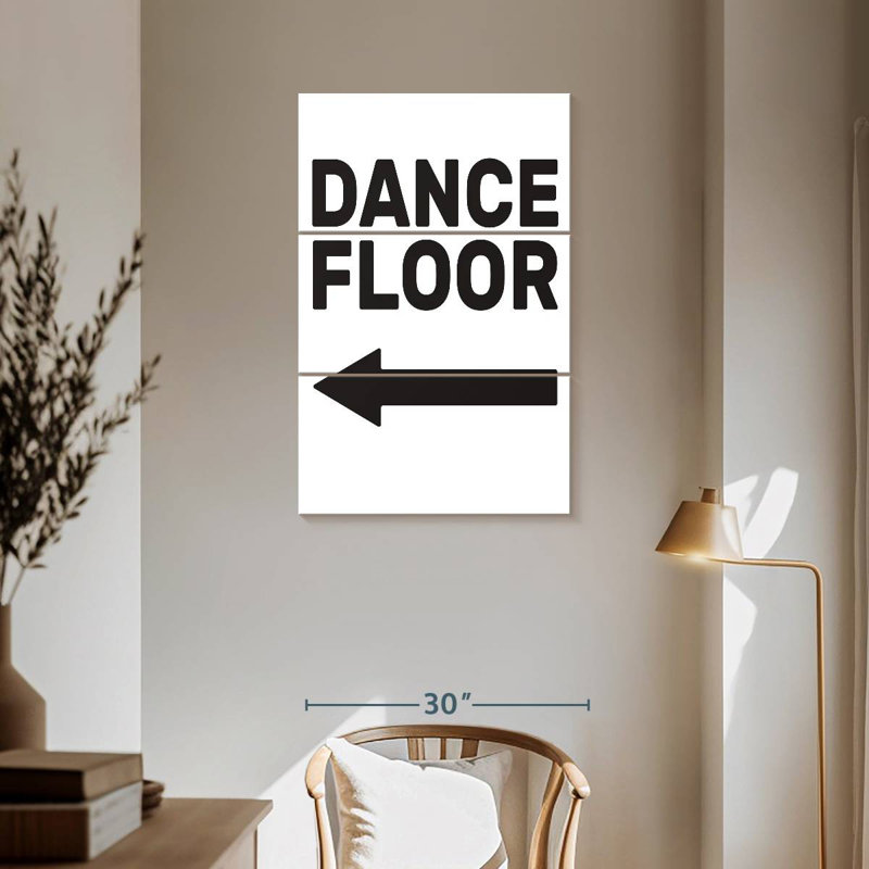 Tergel Dance Floor - Left, 57" H x 36" W