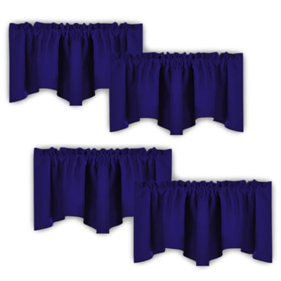 Cantonnières festonnées pour la cuisine - Décoration intérieure isotherme 52 po x 18 po