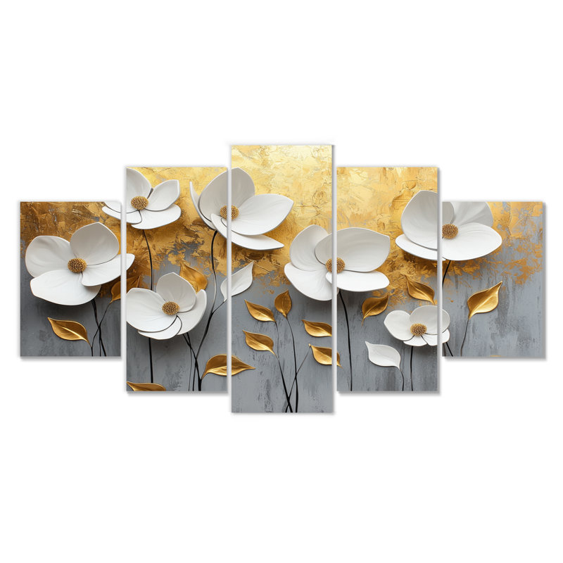 Hecht - Poppy Wall Art - ensemble d'art mural traditionnel