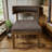 Valen Grey Wood Upholstered Dining Chair