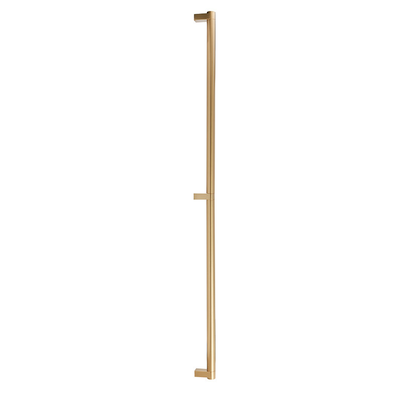 Emtek Select Appliance Pull 36" Centre-to-Centre w/ Rectangular Stem & Smooth Pull, Satin Brass