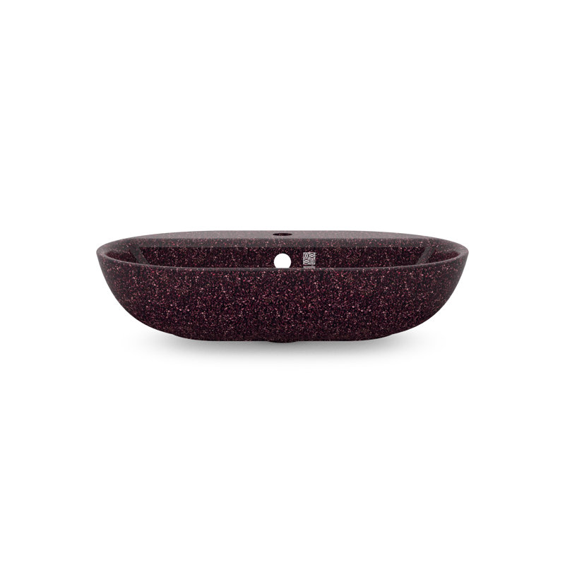 Soft60 23.62'' L Bathroom Sink, Berry