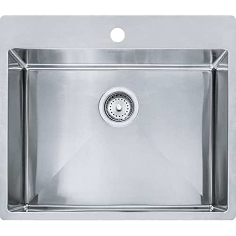 Vector Handmade Stainless Steel 26" L x 23" W Dual Mount Kitchen Sink