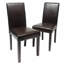 Ensemble de chaises Parson rembourrées en similicuir élégantes et confortables pour les espaces de vie modernes-1878392909