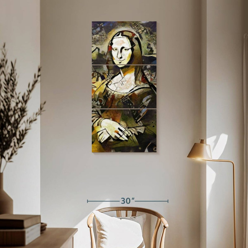 Mona Lisa Smile, 62" H x 30" W