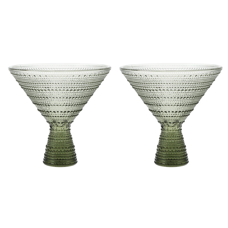 Fortessa Jupiter Glass, 11.5 Ounce Martini, Smoke Gray