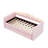 Twin XL Upholstered Daybed with Trundle and LED Light, Trundle Flat or Raised, Pink-1361222719