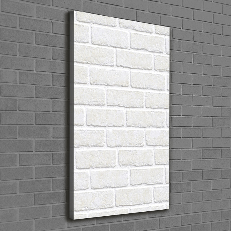 Brick Wall - Wrapped Canvas Print