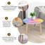 Ensemble de 2 tables basses gigognes Triangle