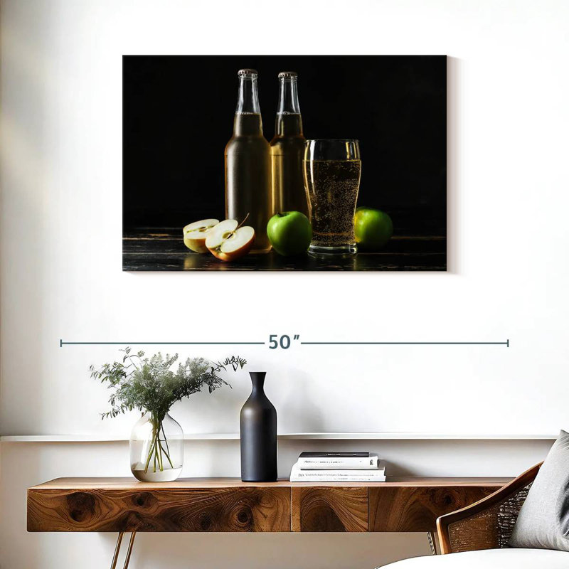 Sparkling Apple Cider, 24" H x 36" W