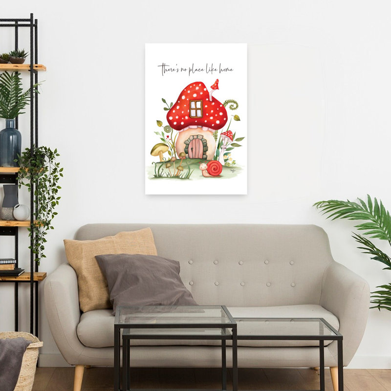 Mushroom Home, architecture contemporaine, art, H 24 po x l 16 po