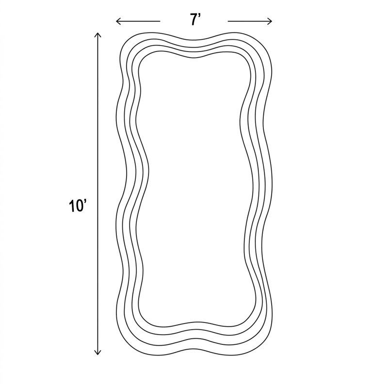 Tapis 7 pi x 10 pi Contour