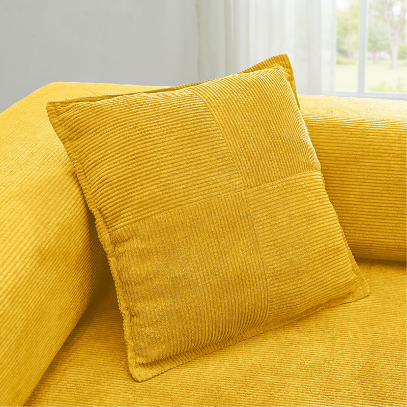 Canapé modulaire de Boneless, Jaune 