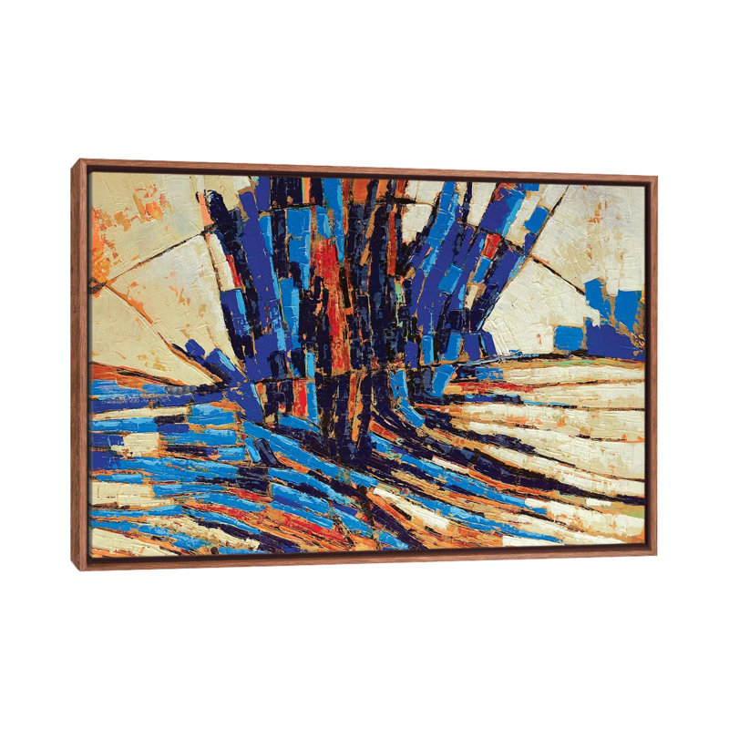 Sequoia - Print on Canvas, 101.6 cm H x 66.04 cm W, Classic Brown Wood Framed